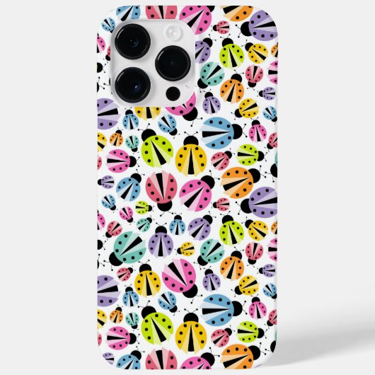 KLEINE, NIEDLICHE LADYBUGS Case-Mate iPhone HÜLLE (Rückseite)