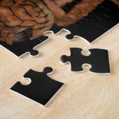 Kleine Niedliche Lizard Reptil mit Reflektion Puzzle (Seite)