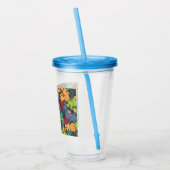 Kleine niedliche lustige Monster Acryltrinkbecher (Links)