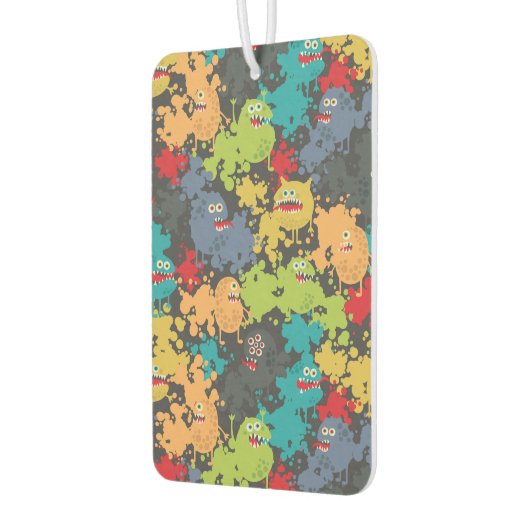 Kleine niedliche lustige Monster Autolufterfrischer (Links)