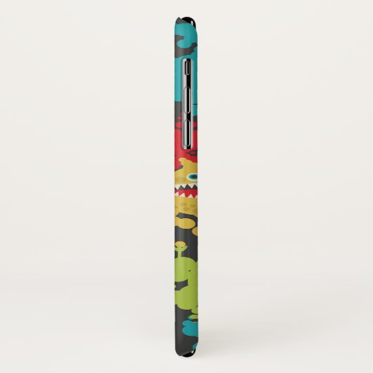 Kleine niedliche lustige Monster Case-Mate iPhone Hülle (Hinten/Links)