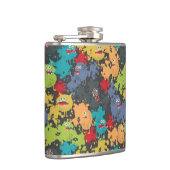 Kleine niedliche lustige Monster Flachmann (Rechts)