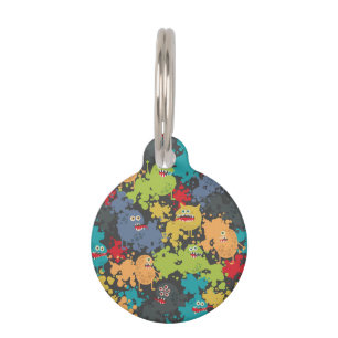Kleine niedliche lustige Monster Haustiermarke