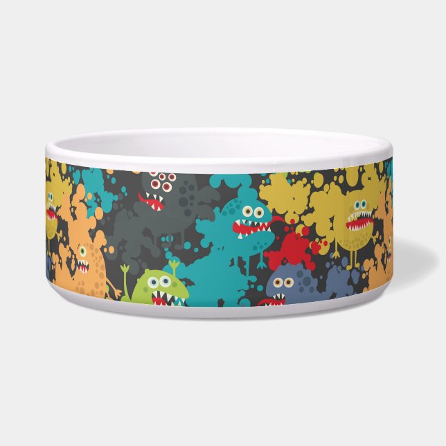 Kleine niedliche lustige Monster Napf (Vorderseite)