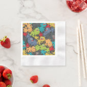 Kleine niedliche lustige Monster Serviette (Beispiel)