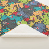 Kleine niedliche lustige Monster Sherpadecke (3/4)