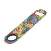 Kleine niedliche lustige Monster Speed Flaschenöffner (Vorderseite Schrägansicht)