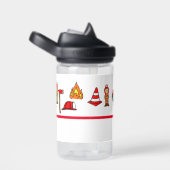 Kleine Niedliche Motor- und Feuerwehr Trinkflasche (rechts)