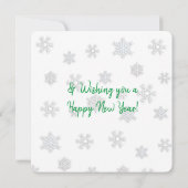 Kleine Niedliche Whimsical Elves Karte (Rückseite)