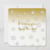 Kleine Niedliche Whimsical Elves und Candy Gold Karte (Rückseite)