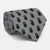 Kleine Ninjas Krawatte (Gerollt)