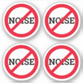 Kleine Noise-Aufkleber Aufkleber (Vorderseite)