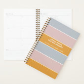 Kleine Notizen für große Träume Blaue rosa Streife Planer (Anzeige)