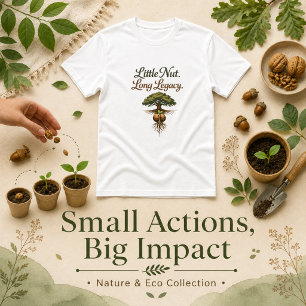 Kleine Nuss Lange Legacy-Spruch Zitat T-Shirt