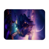 Kleine Offshore-Insel mit Zuhause Magnet (Horizontal)