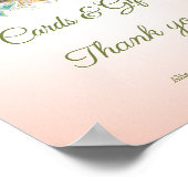 Kleine Oh Baby Deer Magic Forest Woodland Tiere Poster (Ecke)