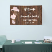 Kleine OM Cowgirl Western Begrüßungsdusche Banner (Messeveranstaltung)