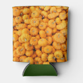 Kleine Orange Fall Harvest Pumpkins Dosenkühler (Vorderseite)