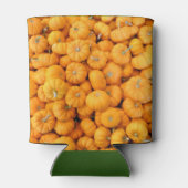 Kleine Orange Fall Harvest Pumpkins Dosenkühler (Rückseite)