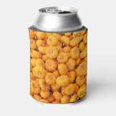 Kleine Orange Fall Harvest Pumpkins Dosenkühler (Kanne Rückseite)