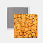 Kleine Orange Fall Harvest Pumpkins Magnet (Vorderseite/Rückseite)