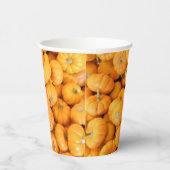 Kleine Orange Fall Harvest Pumpkins Pappbecher (Rechts)