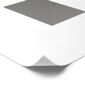 Kleine Orange Niedlich Spider Poster (Ecke)