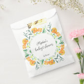 Kleine orangefarbene Babydusche Geschenktütchen (Versiegelt)