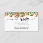 Kleine orangefarbene UAWG Begleitkarte (Vorderseite)