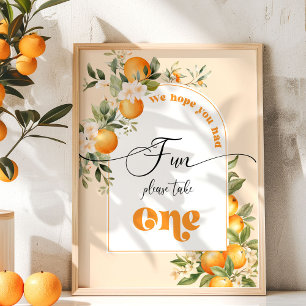 Kleine Orangen der Süsse Wir hoffen, dass ihr euch Poster
