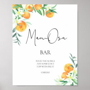 Kleine Orangen \ Mama-Osa-Bar Poster
