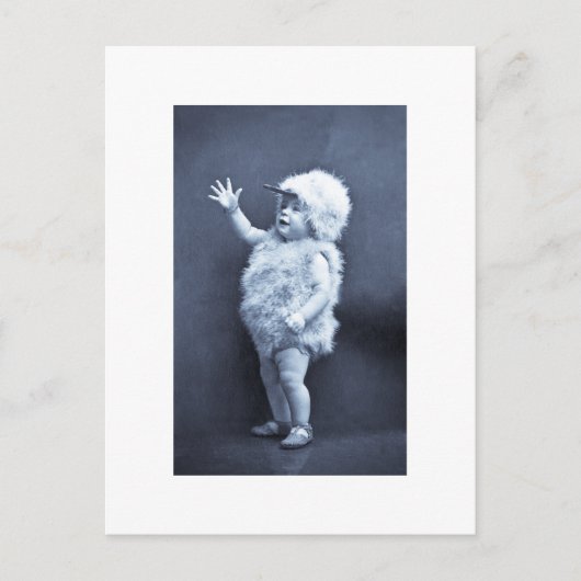 Kleine Osterente Vintag Feiertagspostkarte (Vorderseite)