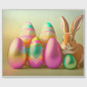 Kleine Ostersonnigen- und Eiersammlung Geschenkpapier (Flach)