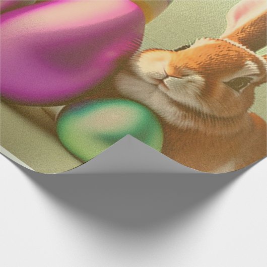 Kleine Ostersonnigen- und Eiersammlung Geschenkpapier (Ecke)