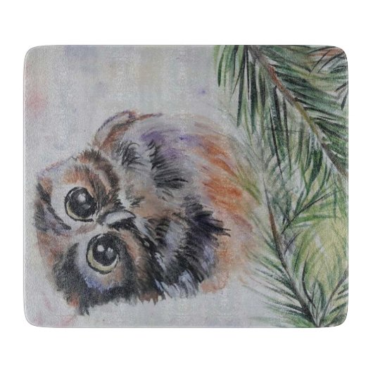 Kleine Ow Cutting Board Schneidebrett (Vorderseite)