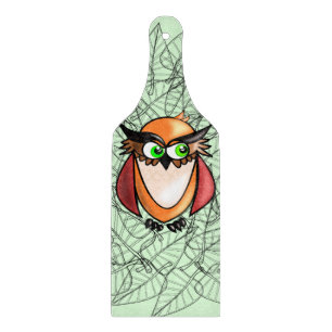 Kleine Owl Cutting Board Schneidebrett
