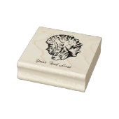 Kleine Oyster Napkin-Briefmarke Gummistempel (Stempel)