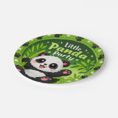 Kleine Panda-Party-Papierteller Pappteller (Schrägansicht)