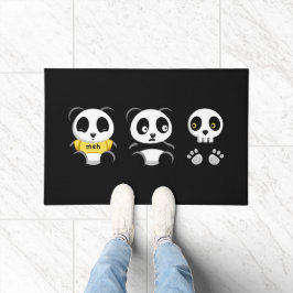 Kleine Pandas im Dunkeln Fußmatte