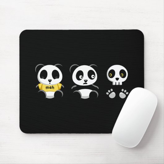 Kleine Pandas im Dunkeln Mousepad (Mit Mouse)