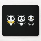 Kleine Pandas im Dunkeln Mousepad (Vorne)