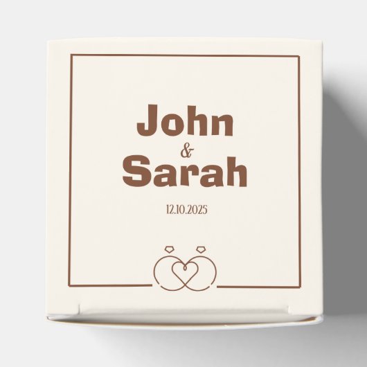 Kleine Papierbox - festes und einzigartiges Design Geschenkschachtel (Oben)