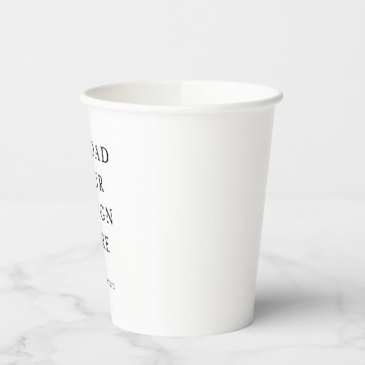 Kleine Papierkästen 8 oz. (Set 8) Pappbecher (Links)