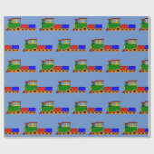 Kleine Papierrolle für die Konstruktion von Zügen Geschenkpapier (Flach)