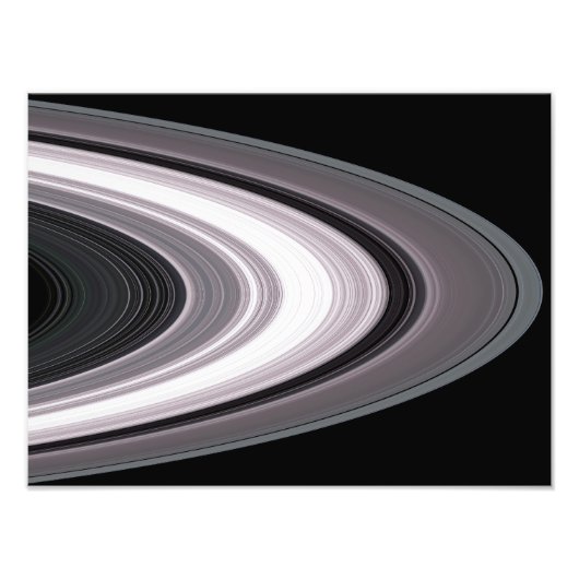 Kleine Partikel in SaturnÃ, aber Â Â ½s Rings Fotodruck (Vorne)