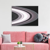 Kleine Partikel in SaturnÃ, aber Â Â ½s Rings Leinwanddruck (Insitu (Wohnzimmer))