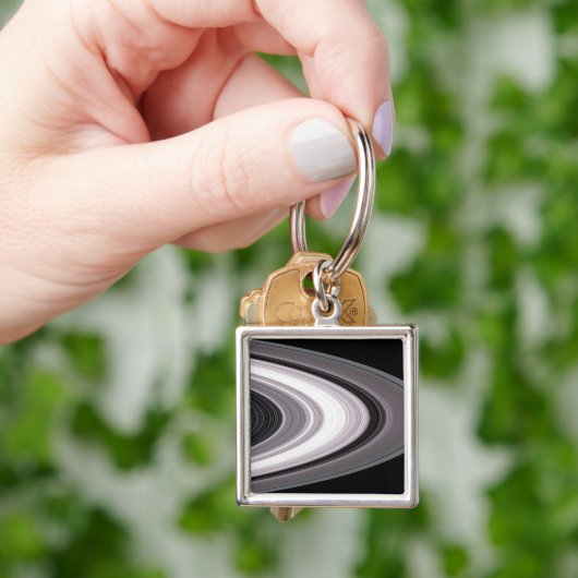Kleine Partikel in SaturnÃ, aber   ½s Rings Schlüsselanhänger (Hand)