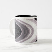 Kleine Partikel in SaturnÃ, aber   ½s Rings Zweifarbige Tasse (Vorderseite Links)