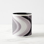 Kleine Partikel in SaturnÃ, aber   ½s Rings Zweifarbige Tasse (Mittel)