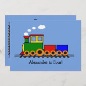 Kleine Party Einladung (Vorne/Hinten)